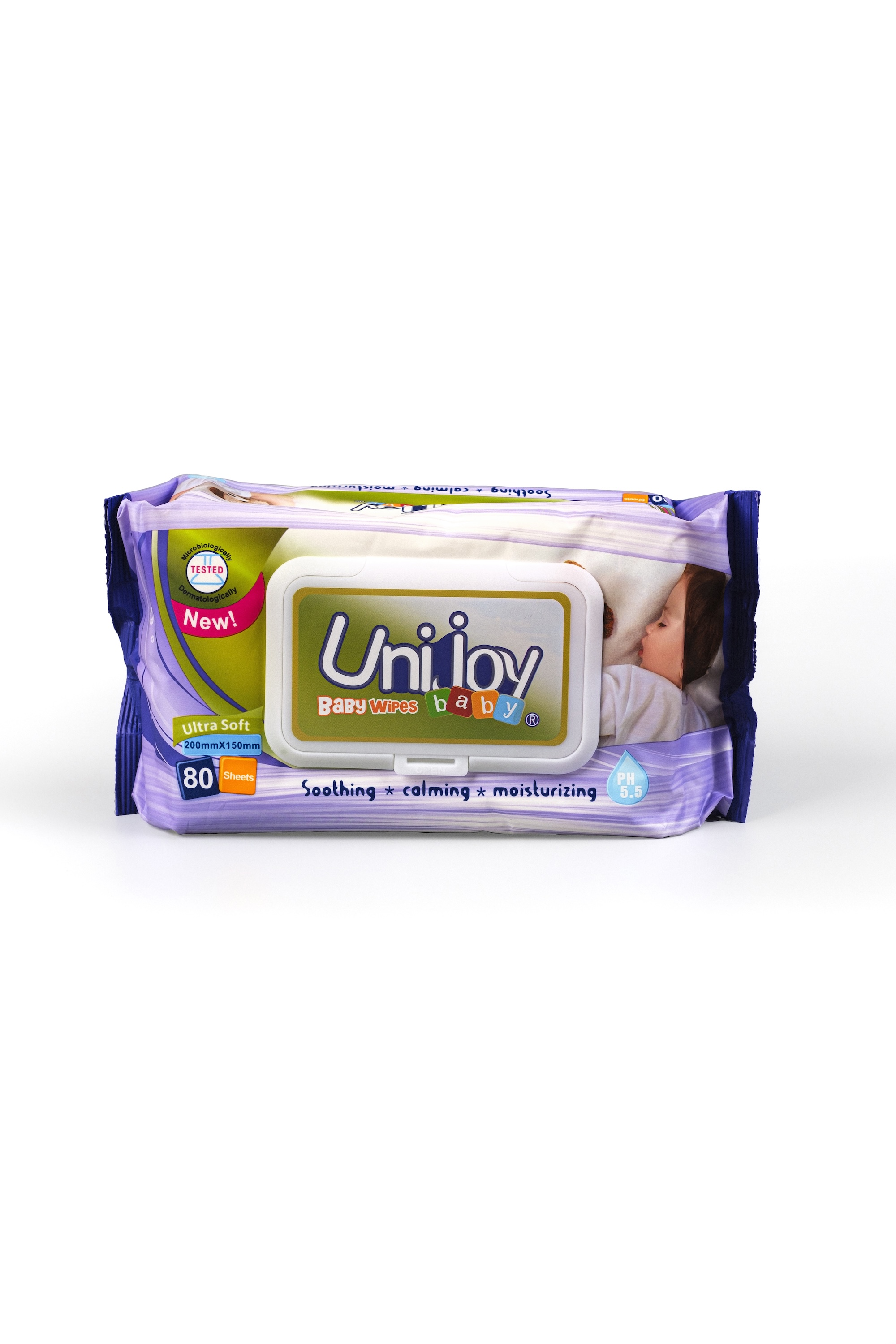 Вологі серветки UNIJOY 80шт. Бренд – Unijoy. Постачальник – ТОВ "Гігієніка".